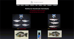 Desktop Screenshot of mattlures.com